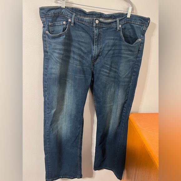 Levis Jeans Mens 559 Straight Leg Blue Cotton Denim 44 X 30 Work Pants - Picture 1 of 6